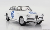 Kyosho Alfa romeo Giulietta Sv Sprint Veloce N 34 Targa Florio 1960 Emanuele - Aldebaran (checco D'angelo) 1:18 Biela
