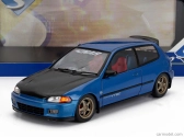 Solido Honda Civic (eg6) Sir Ii Works 1991 1:18 Pearl Blue Black