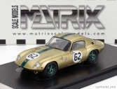 Modely v mierke Matrix Lotus Elan 26r Coupe N 62 Racing 1964 1:43 Golden Green