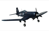 RC letadlo F4U Corsair - ARF (modrá, el. zatahovací podvozek)