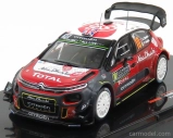 Ixo-models Citroen C3 Wrc Abu Dhabi N 10 Rally Montecarlo 2018 K.meeke - P.nagle 1:43 Červená Biela Sivá