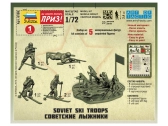 Zvezda figúrky Soviet Skiers (1:72)