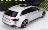 Nzg Audi A4 Rs4 Avant Sw Station Wagon 2020 1:18 Strieborná