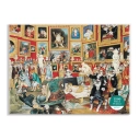 Galison Puzzle Tribuna Uffizi s kočkami 1500 dílků - poškozený obal