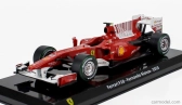 Edicola Ferrari F1  F10 N 8 Season 2010 Fernando Alonso - Con Vetrina - With Showcase 1:24 F-1 Červená S Bílou