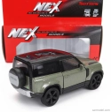 Welly Land rover New Defender 110 2020 1:34 Zelená Černá