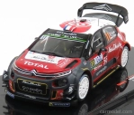 Ixo-models Citroen C3 Wrc Abu Dhabi N 11 Rally Tour De Corse 2018 S.loeb - D.elena 1:43 Červená Biela Sivá