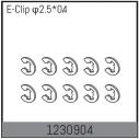 1230904 - E Clips 2.5*0.4 (10)
