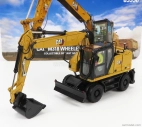 Dm-models Caterpillar Catm318 Escavatore Gommato - hydraulické rýpadlo 1:50 žlté čierne