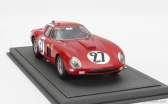 Bbr-models Ferrari 250 Gto Coupe Team North American Racing N.a.r.t. N 27 24h Le Mans 1964 Fernand Tavano - Bob Grossman - Con Vetrina - S vitrínou 1:18 červená