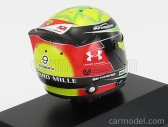 Mini prilba Schuberth prilba F2 Prilba Dallara Team Prema Racing N 9 Sezóna Mick Schumacher 2019 1:4 Žltá Zelená Červená Čierna