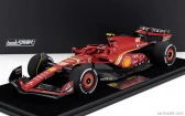 Looksmart Ferrari F1  Sf-24 Team Scuderia Ferrari N 55 Winner Australian Gp 2024 Carlos Sainz - Con Vetrina - With Showcase 1:18 Červená Černá