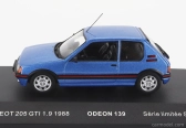 Odeon Peugeot 205 Gti 1.9 1988 1:43 Light Blue Met