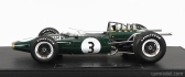 Gp-replika Brabham F1 Bt19 N 3 Winner Germany Gp Jack Brabham 1966 World Champion - Con Vetrina - S vitrínou 1:18 Green Gold