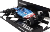 Minichamps Renault F1 A521 Renault E-tech 20b Team Alpine N 14 3. GP Kataru 2021 Fernando Alonso 1:43 Modrá červená biela