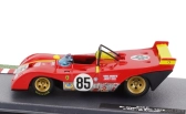 Edicola Ferrari 312p Spider N 85 Víťaz 6h Watkins Glen 1972 Jacky Ickx - Mario Andretti 1:43 Červeno-žltá