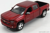 Motor-max Chevrolet Silverado 1500 Lt-z71 Crew Cab Pick-up 2017 1:27 Red Met