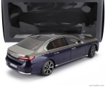 Minichamps BMW radu 7 I7 Xdrive60 2023 1:18 modrá strieborná