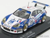 Minichamps Porsche 911 996 Gt3rs N 75 24h Le Mans 2004 Sugden - Khan - Smith 1:43 bielo modrá