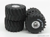 Greenlight Accessories Set 4x Ruote - 4x Wheels Goodyear Bigfoot 1:18 Černá Stříbrná
