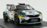 Minipartes Škoda Fabia R5 N 1 Rally Ypres 2018 B.bouffier - X.panseri 1:43 Bílá Černá Zelená