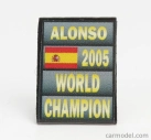Cartrix Accessories F1 World Champion Plate Pit Board - 2005 Fernando Alonso 1:43