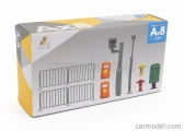 Tiny toys Accessories Set Transenne Street - Barricades - Semaforo - Traffic-lights 1:43 /