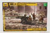 Zvezda Accessories Vojenské sovietske protitankové delo 76 mm s posádkou 1:35 /