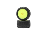 Losi kolo s pneu BK Bar, zadní, žlutý disk (2): Mini-B
