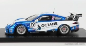 Spark-model Porsche 911 991-2 Gt3 Cup N 19 Porsche Carrera Cup Great Britain Champion 2020 H.king 1:43 Světle Modrá Bílá