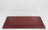 Atlantic Vetrina display box Aichi Base In Legno - Wood Mahogany Base - Lungh.lenght Cm 32.5 X Largh.width Cm 16.5 X Alt.height Cm 12.5 (altezza Interna 12 Cm ) 1:18 Plastový Displej
