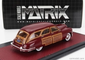 Modely v mierke Matrix Packard 8 Eight Station Sedan 1948 1:43 Red Wood