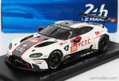 Spark-model Aston martin Vantage Amr 4.5l V8 Turbo Team Tf Sport N 95 24h Le Mans 2021 J.hartshorne - O.hancock - R.gunn 1:43 White