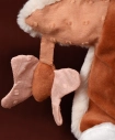 Doudou Plyšová maňuška líška Mina ružová 25 cm