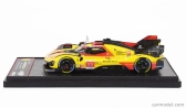 Bbr-models Ferrari 499p 3.0l Turbo V6 Team Af Corse N 83 24h Le Mans 2024 Robert Kubica - Robert Shwartzman - Yifei Ye 1:43 Žltá červená