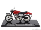 Edicola Norton Commando 750 1969 1:24 Červená Černá