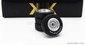 Sada príslušenstva 4x disky kolies a ráfiky pre Esprit Turbo 1981 1:18 Black Silver