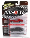 Johnny lightning Chevrolet Set 2x Camaro Ss 1969 + Zl1 Cabriolet Closed 2013 1:64 Černá Červená