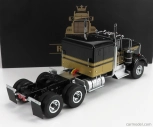 Road-kings Kenworth W900 Tractor Truck 3-assi 1989 1:18 Černé Zlato