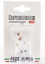 Brumm Figures F1  Driver Gilles Villeneuve Ferrari 1981 1:43 Bílá
