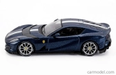 Bbr-models Ferrari 812 Competizione 2021 1:64 Blue Tour De France White