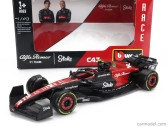 Bburago Alfa romeo F1 C43 Team Stake N 24 Season 2023 Guanyu Zhou 1:43 čierno-červená