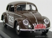 Rio-models Volkswagen Beetle N 229 Rally Montecarlo 1952 Nathan - Schellhaas 1:43 Brown
