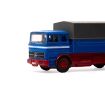 RC nákladné vozidlo MB 1620 s plachtou a prívesom 1:87 RTR