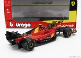 Bburago Ferrari F1  Sf-23 Team Scuderia Ferrari N 55 Pole Position 3rd Monza Italy Gp 2023 Carlos Sainz 1:18 Červená Černá Žlutá