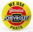 Edicola Accessories Metal Round Plate - Chevrolet Genuine Parts 1:1 Žlutá Červená Modrá