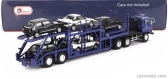 Dd-models Mitsubishi Fuso Fv Truck Car Transporter - autá nie sú súčasťou balenia 1:64 modrá