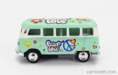 Kinsmart Volkswagen T1 Samba Minibus Flower 1962 - bez krabice 1:64 Svetlozelená