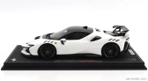 Bbr-models Ferrari Sf90 Xx Stradale 2024 - Con Vetrina - S vitrínou 1:18 Bianco Cervino - Biela čierna