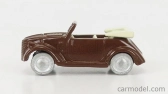 Officina-942 Fiat 500a Cabriolet Carrozzeria Montescani 1939 1:76 Hnedá